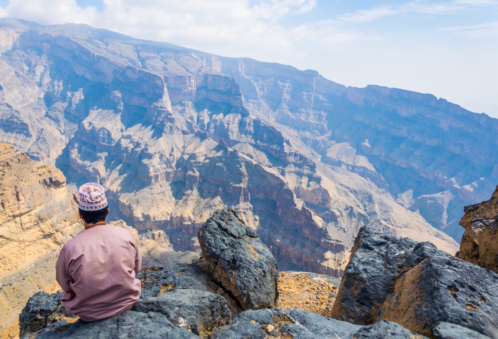 Faszinierendes Nizwa und hinauf zum Jebel Shams, dem Grand Canyon des Oman